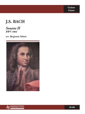 Illustration bach js sonate n° 2 bwv 1003