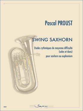 Illustration de Swing saxhorn, études rythmiques de moyenne difficulté (solos et duos) pour saxhorn ou euphonium