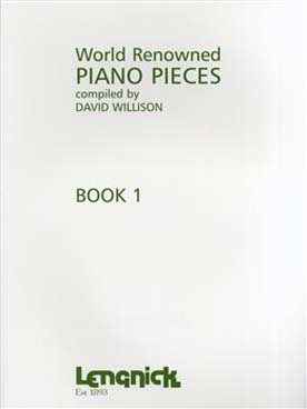 Illustration de WORLD RENOWNED PIANO PIECES - Book 1