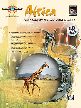Illustration drum atlas series avec cd africa