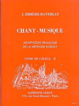 Illustration de Chant musique, adaptation française de la méthode Kodaly - Vol. 2 : livre de l'élève