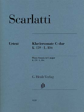 Illustration scarlatti sonate k 159 (l 104) en do maj