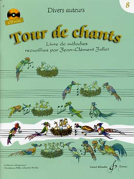 Illustration de Tour de chants, livre de mélodies - Vol. 8 : cycle 2, 4e année