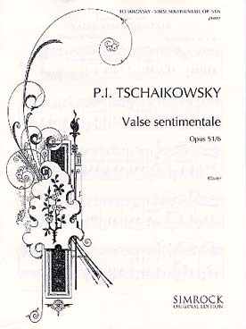 Illustration tchaikovsky valse sentimentale op. 51/6