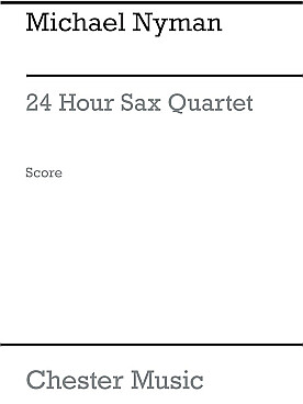 Illustration nyman 24 hours sax quartet (score)