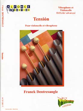 Illustration de Tension pour violoncelle et vibraphone