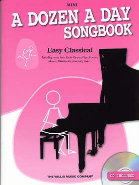 Illustration a dozen a day songbook mini easy class.