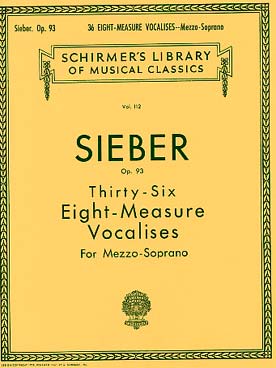 Illustration de 36 Vocalises à 8 mesures op. 95 pour mezzo-soprano