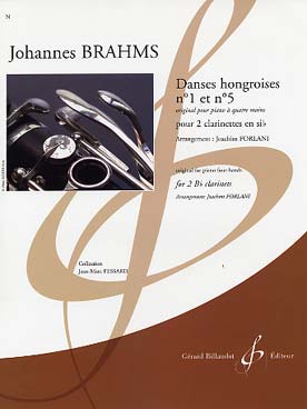 Illustration de Danses hongroises N° 1 et 5 (orig. pour piano 4 mains), tr. Forlani