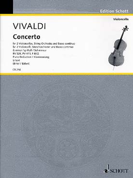 Illustration vivaldi concerto rv 531 en sol min