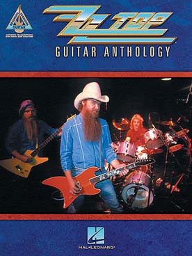 Illustration zz top guitar anthology