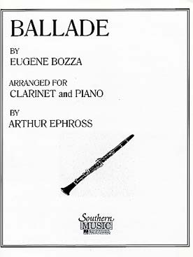 Illustration bozza ballade clarinette/piano