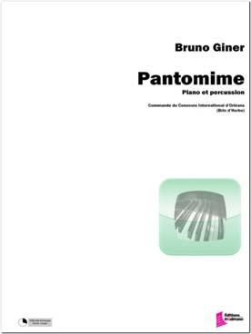 Illustration giner pantomime pour piano et percussion