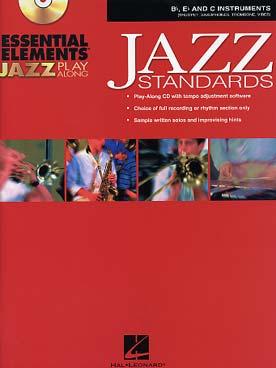 Illustration de ESSENTIAL ELEMENTS JAZZ STANDARDS - Instruments en si b, mi b et do