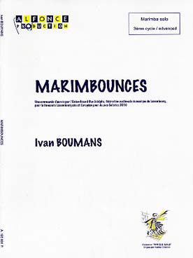 Illustration de Marimbounces pour marimba solo