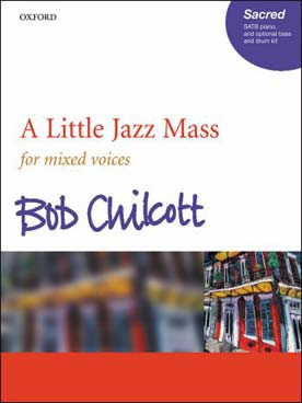 Illustration de A Little jazz mass pour chœur SATB et piano