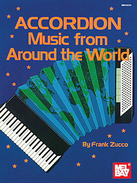 Illustration accordion music from around the world