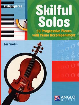 Illustration de Skilful solos avec CD : 20 pièces progressives (Vol. 2 des Solos)