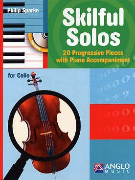 Illustration de Skilful solos avec CD : 20 pièces progressives (Vol. 2 des Solos)