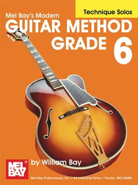 Illustration de MODERN GUITAR METHOD TECHNIQUE SOLOS - Grade 6