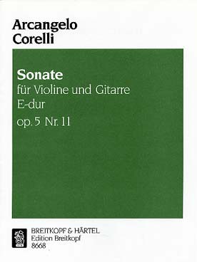 Illustration corelli sonate en mi maj op. 5/11