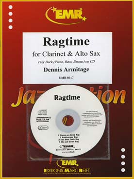 Illustration armitage jazzination avec cd : ragtime