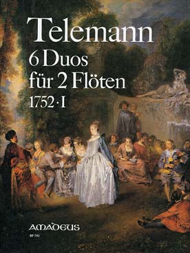 Illustration telemann 6 duos twv 40 : 130-135