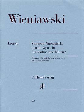 Illustration wieniawski scherzo tarentelle op. 16    