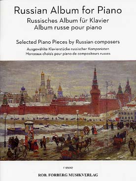Illustration de RUSSIAN ALBUM FOR PIANO : morceaux choisis de compositeurs russes