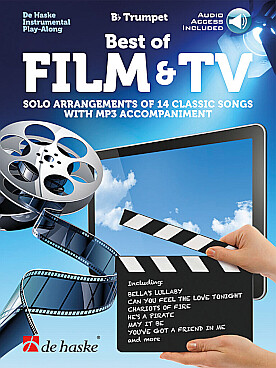 Illustration de BEST OF FILM & TV : 14 arrangements avec téléchargement audio