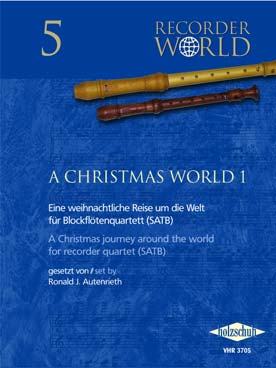 Illustration de A Christmas world (SATB) - Vol. 1