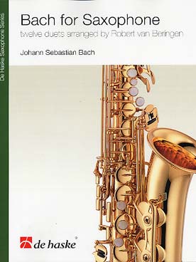 Illustration de BACH FOR SAXOPHONE, 12 duos