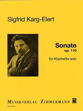 Illustration karg-elert sonate op. 110