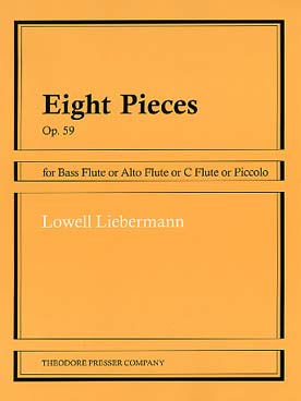 Illustration de 8 Pièces op. 59 pour flûte basse ou alto ou en do ou piccolo