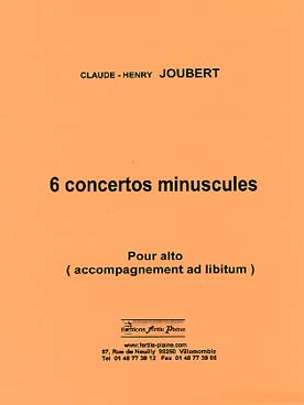 Illustration de 6 Concertos minuscules pour alto avec accompagnement ad libitum...
