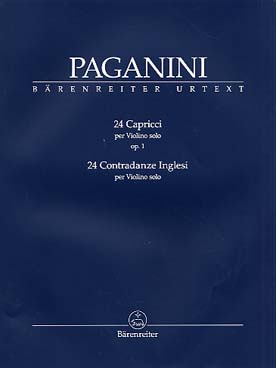 Illustration paganini caprices (24) op. 1