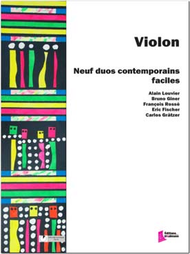 Illustration violon 9 duos contemporains faciles