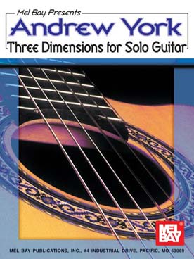 Illustration york three dimensions for solo guitar