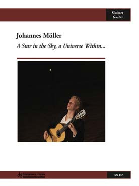 Illustration moller star in the sky, universe within.