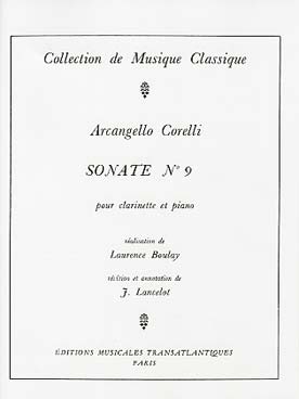 Illustration corelli sonate n° 9