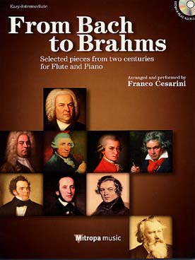 Illustration de FROM BACH TO BRAHMS : 16 pièces avec CD play-along