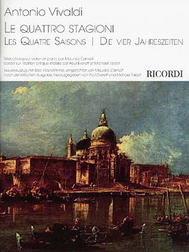 Illustration de Les 4 Saisons op. 8 - Complet, éd. critique Ricordi en français et allemand