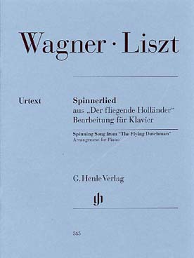 Illustration de Spinnerlied d'après Le Vaisseau fantôme de Wagner
