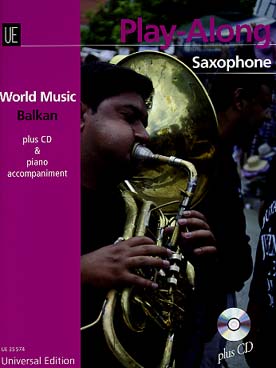 Illustration play-along balkan saxophone + cd
