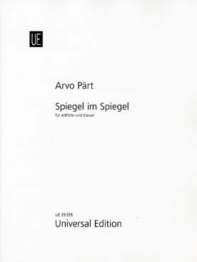 Illustration de Spiegel im Spiegel pour flûte alto et piano