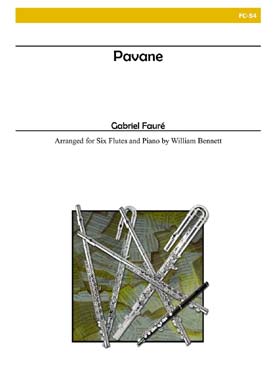 Illustration faure pavane pour 6 flutes et piano