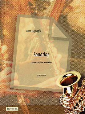 Illustration dejonghe sonatine saxophone soprano
