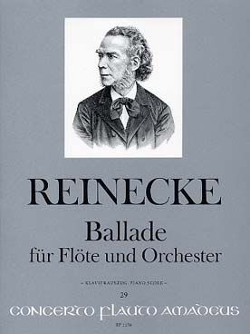 Illustration de Ballade op. 288 pour flûte et orchestre, réd. piano