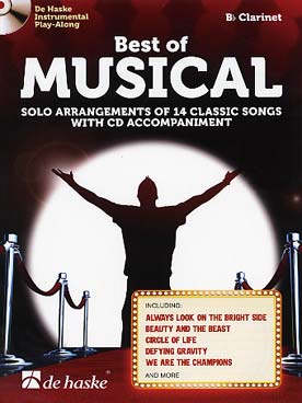 Illustration de BEST OF MUSICAL : 14 arrangements de musiques de films avec CD play-along