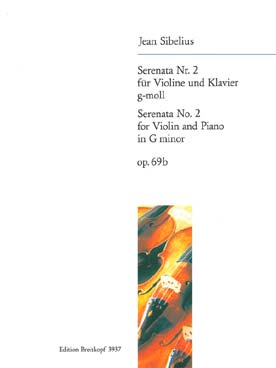 Illustration sibelius serenata n° 2 op. 69b sol min